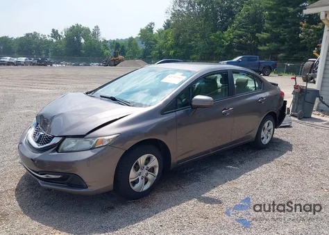 2014 Honda Civic Lx z USA, uszkodzony, nr VIN 19XFB2F54EE002805